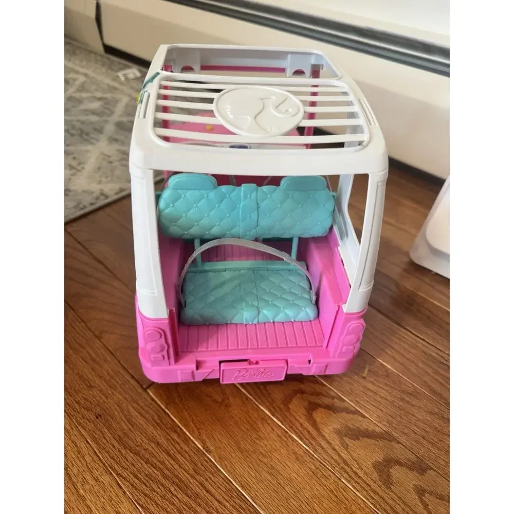 Mattel Barbie Sisters Wildlife Adventure Jeep Pink Jeep